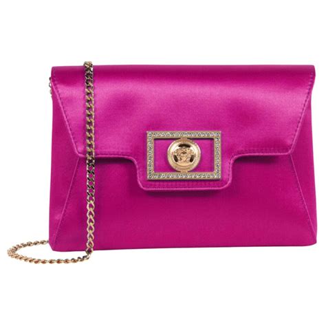 versace clutch pink